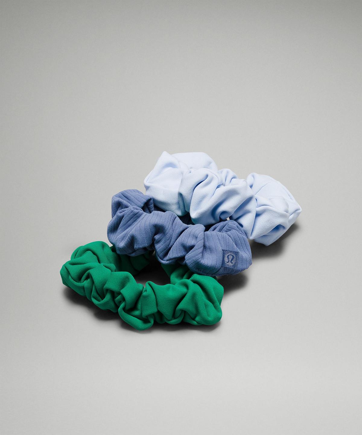 Accessori Per Capelli Donna Lululemon Uplifting Scrunchies Nulu Verdi Blu | IT_LuLu55817