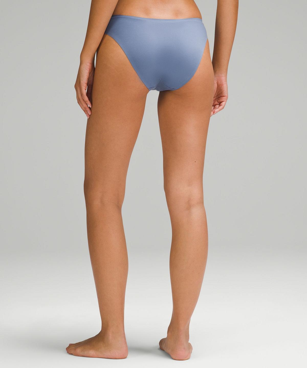 Biancheria Intima Donna Lululemon Wundermost Ultra-Soft Nulu Mid-Rise Bikini Blu | IT_LuLu35533