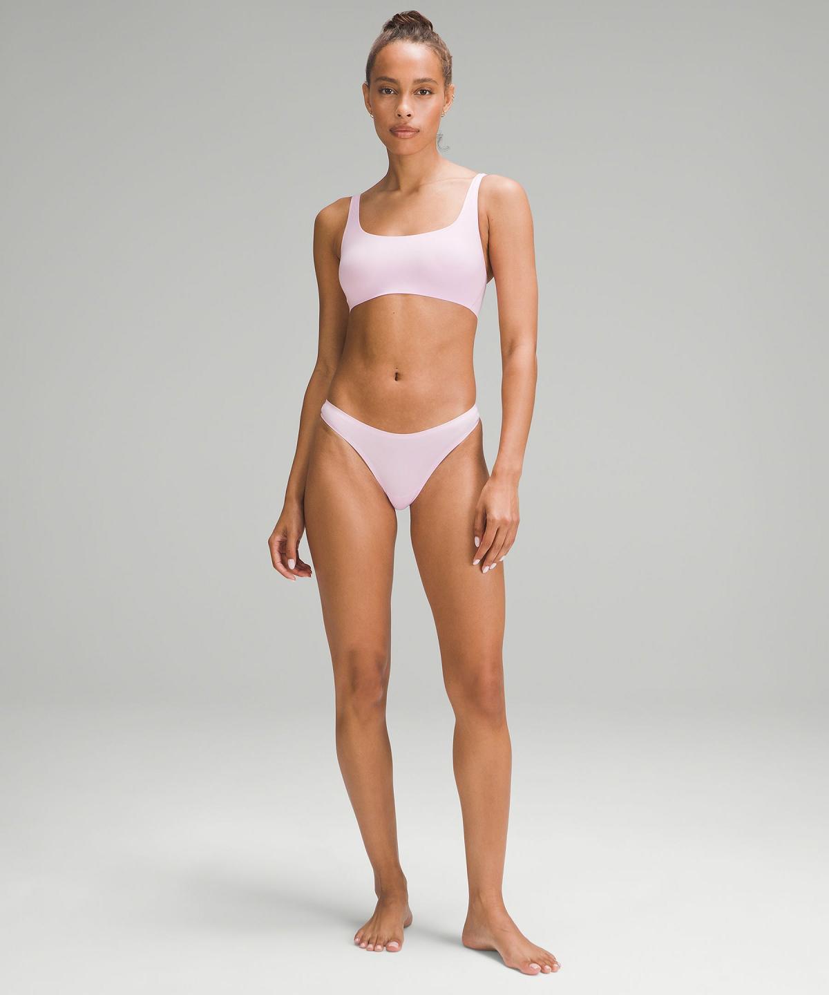 Biancheria Intima Donna Lululemon Wundermost Ultra-Soft Nulu Dipped-Waist Thong Nere Corallo | IT_LuLu93590