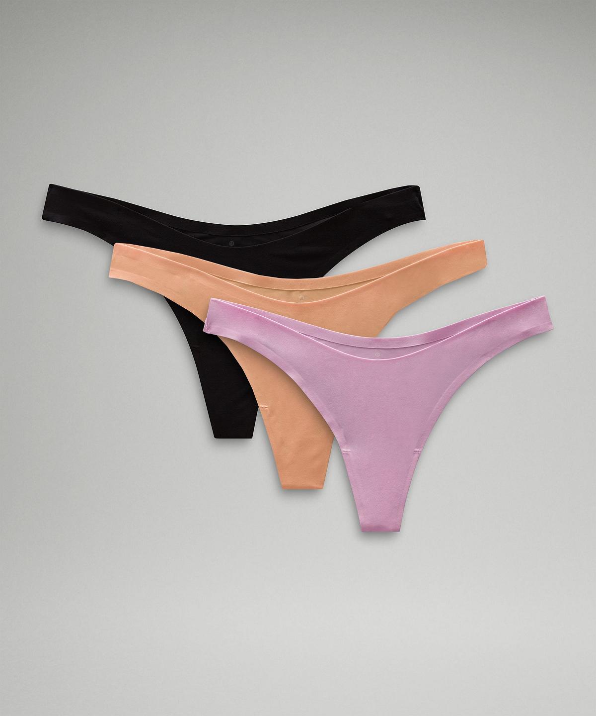 Biancheria Intima Donna Lululemon Wundermost Ultra-Soft Nulu Dipped-Waist Thong Nere Corallo | IT_LuLu93590