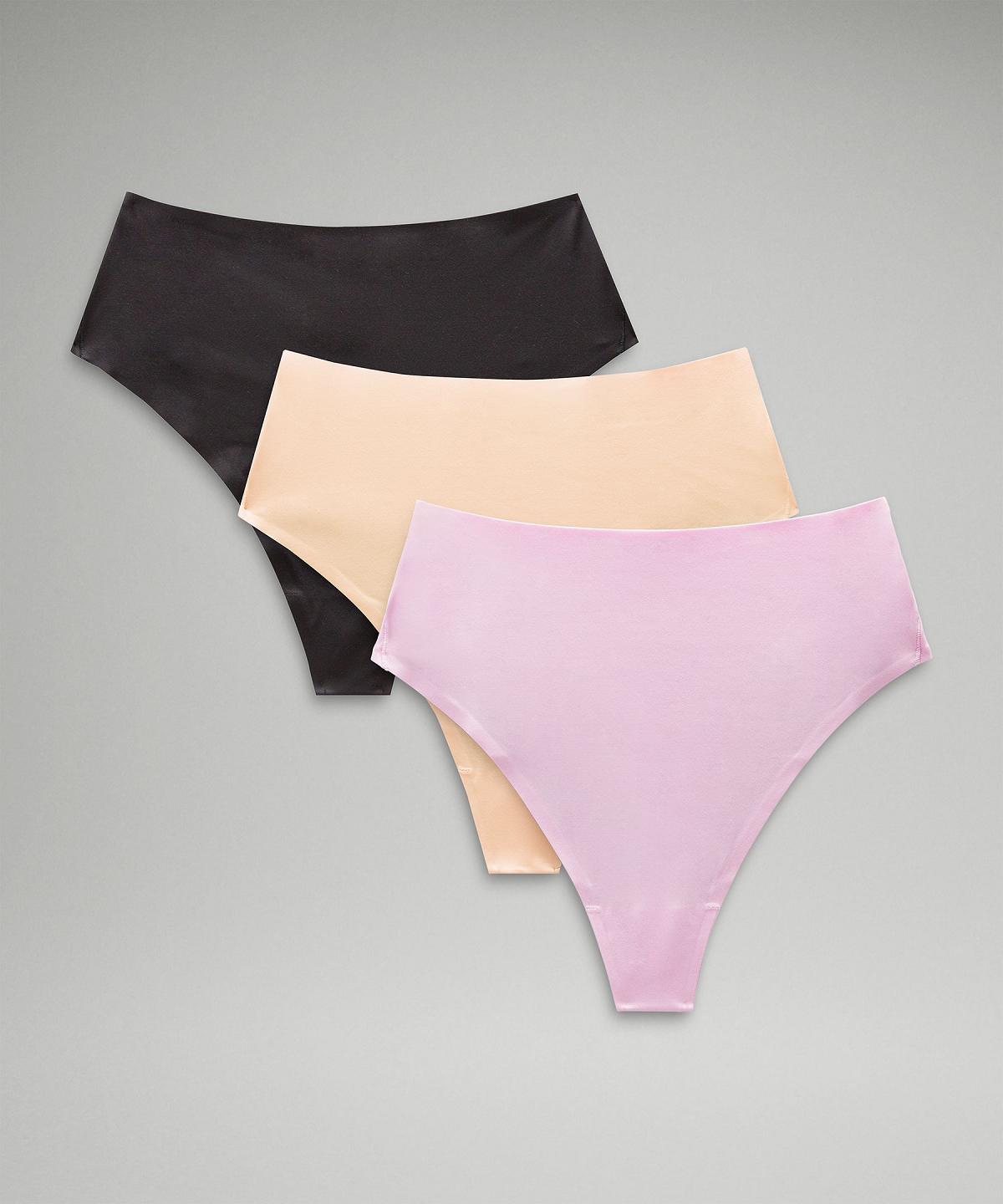 Biancheria Intima Donna Lululemon Wundermost Ultra-Soft Nulu High-Waist Thong Nere Corallo | IT_LuLu56301