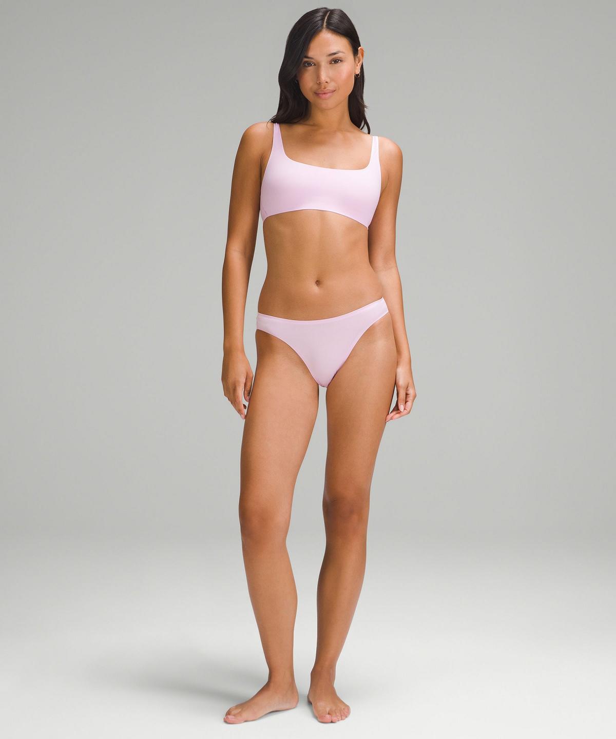 Biancheria Intima Donna Lululemon Wundermost Ultra-Soft Nulu Mid-Rise Bikini Nere Corallo | IT_LuLu11350