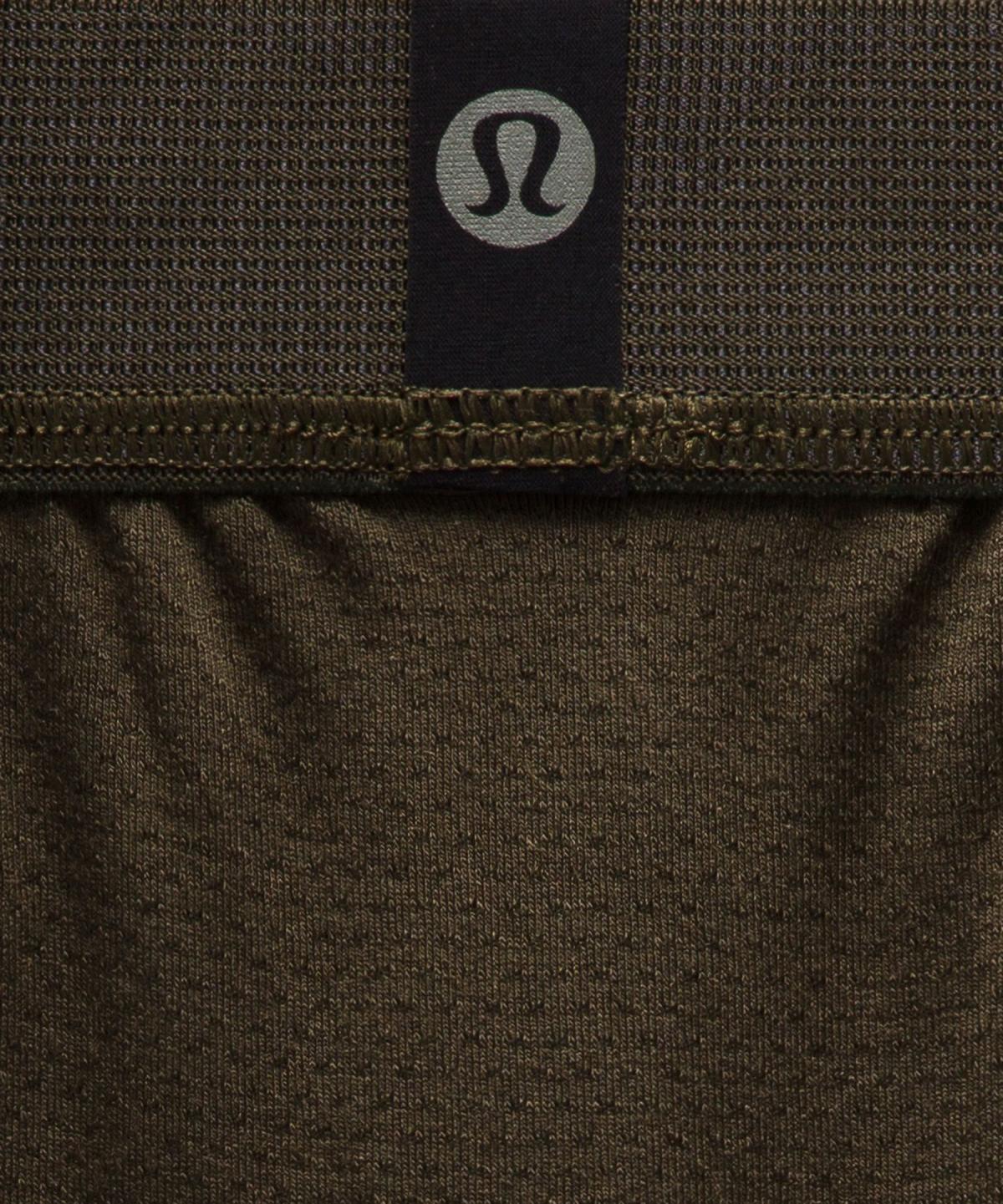 Biancheria Intima Uomo Lululemon Always In Motion Mesh Boxer 5" Verde Oliva Scuro | IT_LuLu85089