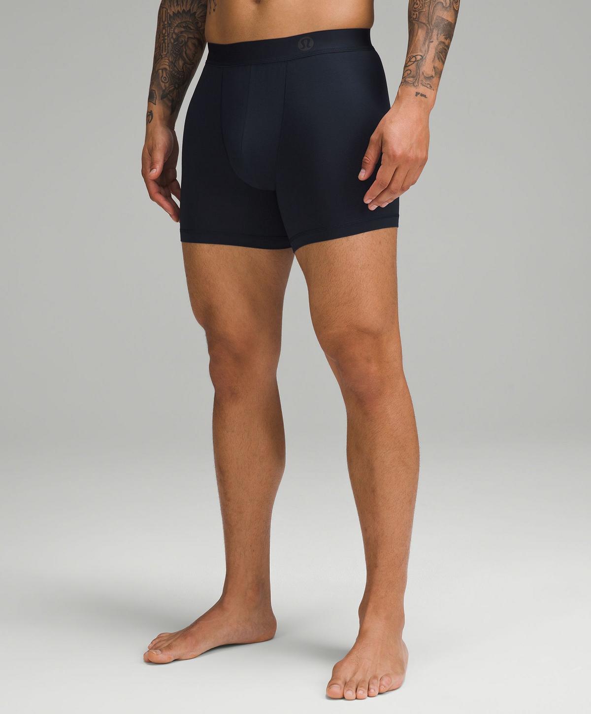 Biancheria Intima Uomo Lululemon Always In Motion Boxer 5" Nere Marroni Blu Marino Blu | IT_LuLu10539