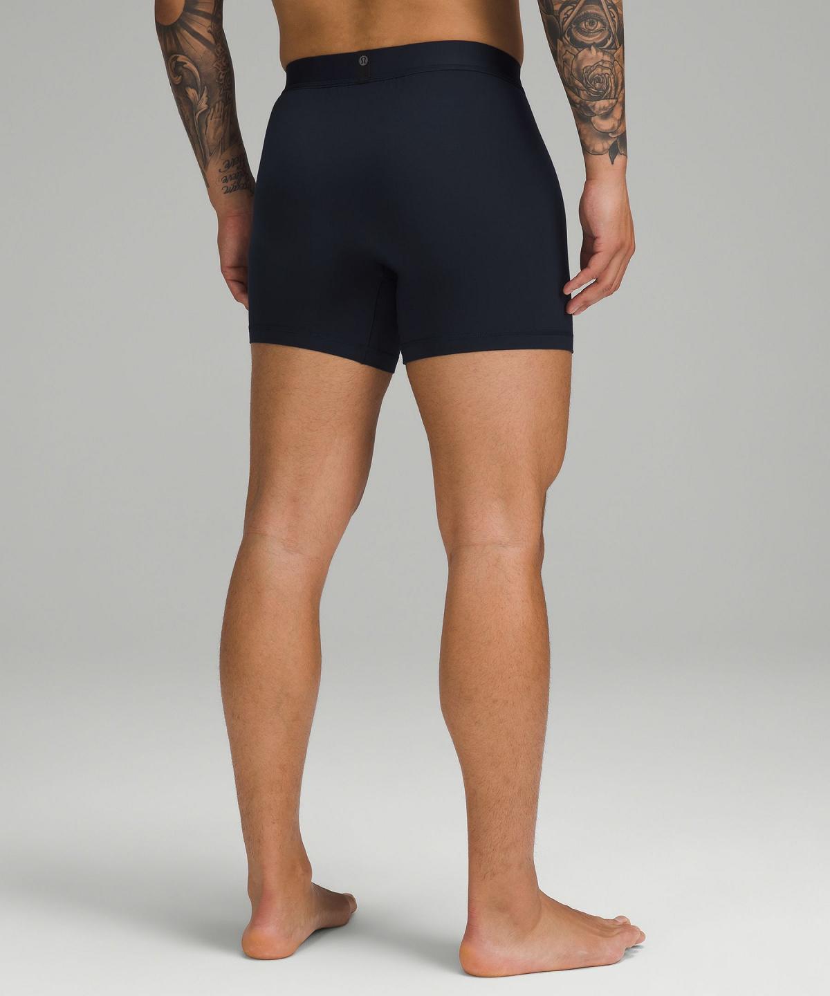 Biancheria Intima Uomo Lululemon Always In Motion Boxer 5" Nere Marroni Blu Marino Blu | IT_LuLu10539