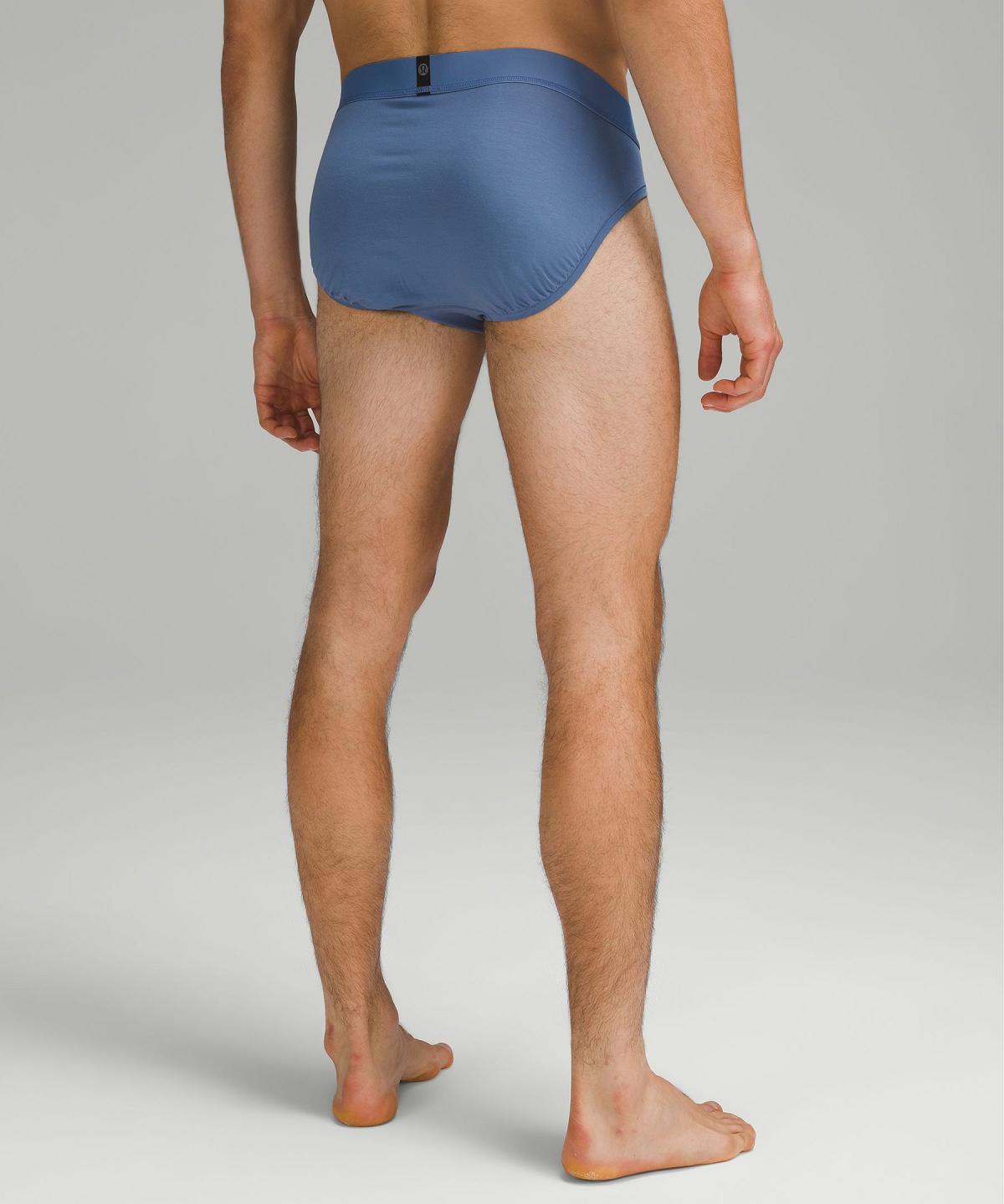 Biancheria Intima Uomo Lululemon Always In Motion Brief with Fly Blu | IT_LuLu87027