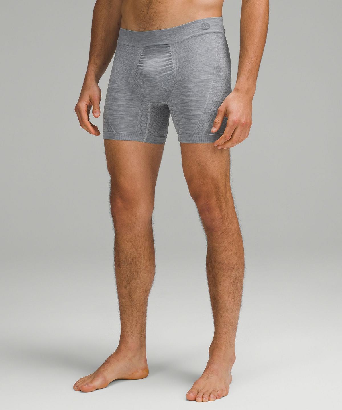 Biancheria Intima Uomo Lululemon Rapid Vent Tech Boxer 5" Grigie | IT_LuLu88654