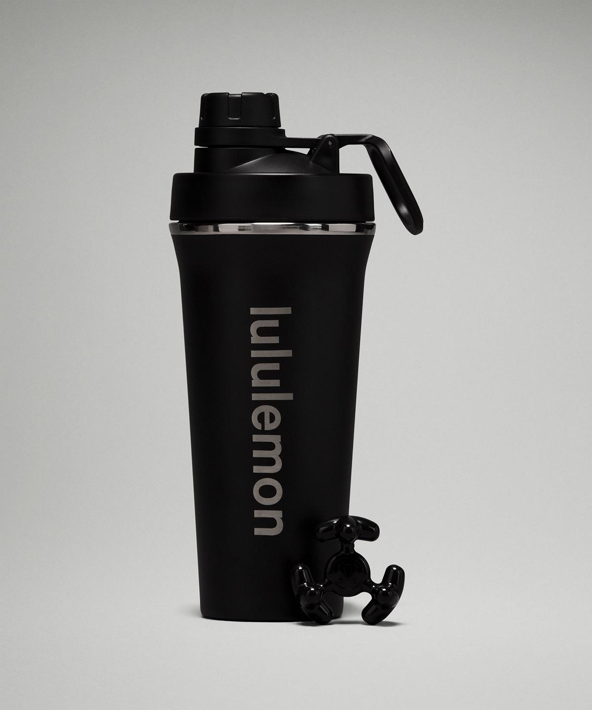 Bottiglie d\'acqua Donna Lululemon Back to Life Shaker Bottle 24oz Nere | IT_LuLu54573