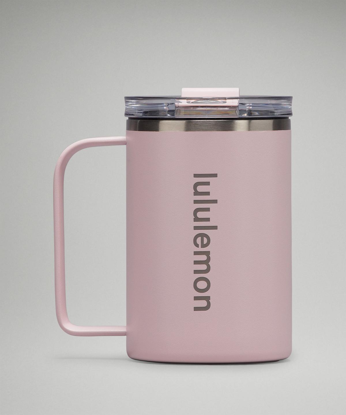 Bottiglie d\'acqua Donna Lululemon Insulated Mug 12oz Rosa | IT_LuLu54017