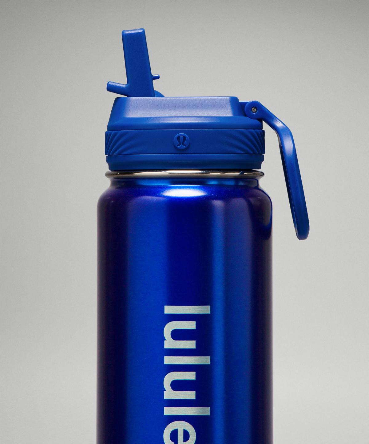 Bottiglie d'acqua Uomo Lululemon Back to Life Sport Bottle 24oz Blu | IT_LuLu48081