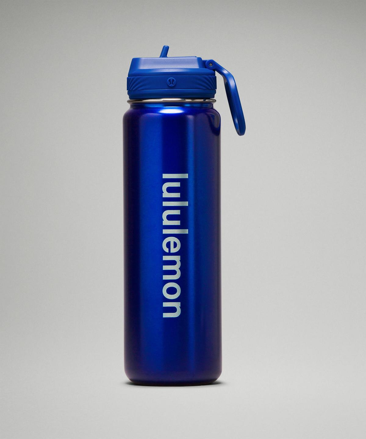 Bottiglie d\'acqua Uomo Lululemon Back to Life Sport Bottle 24oz Blu | IT_LuLu48081