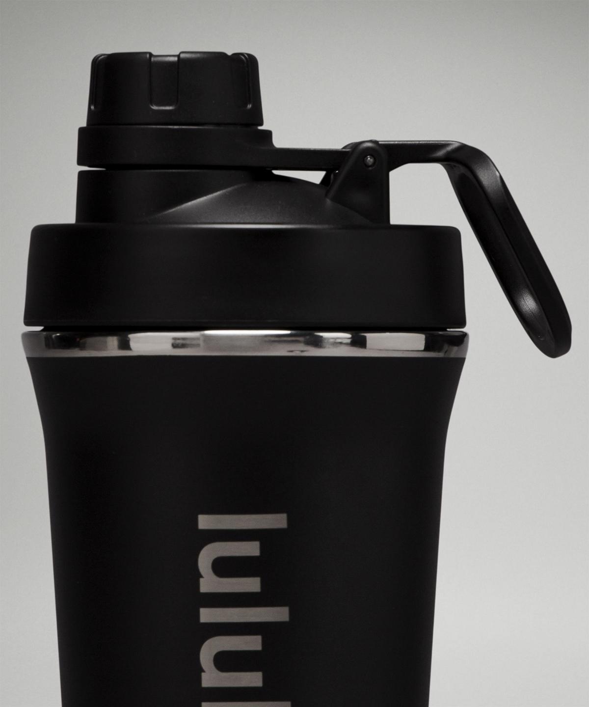 Bottiglie d'acqua Uomo Lululemon Back to Life Shaker Bottle 24oz Nere | IT_LuLu86797