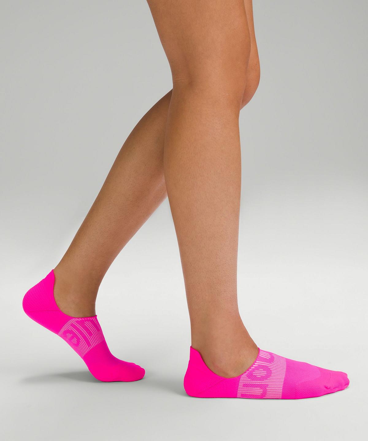 Calzini Donna Lululemon Power Stride No-Showwith Active Grip Rosa Bianche Gialle | IT_LuLu10100