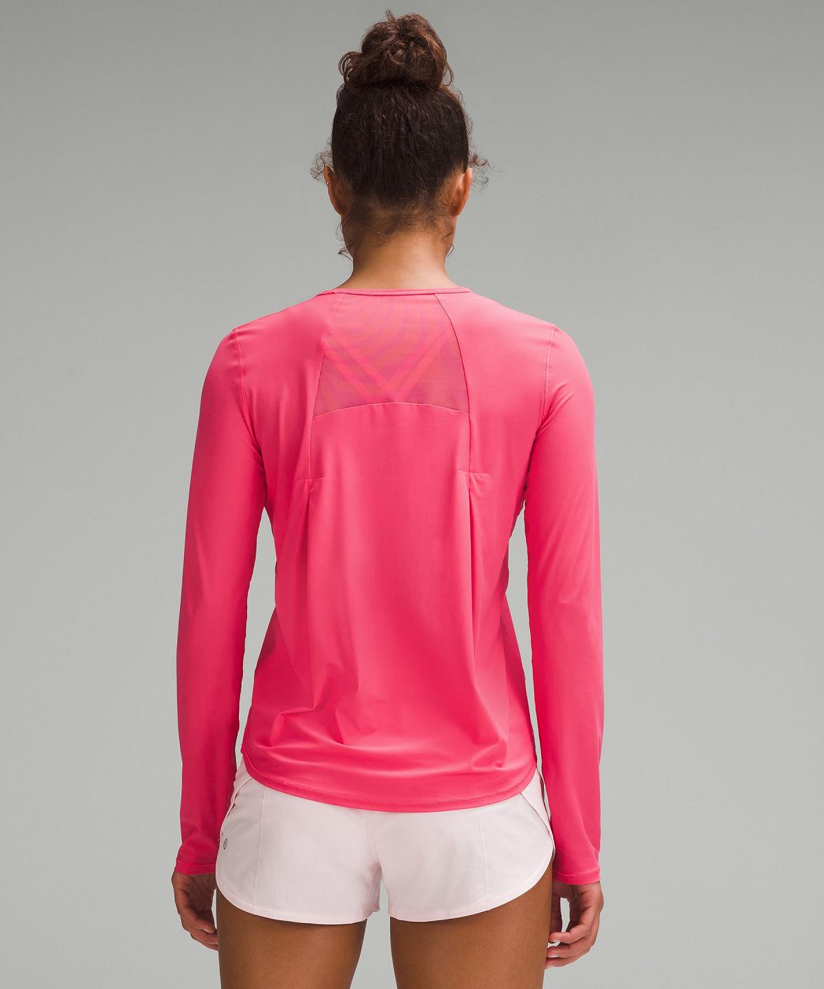 Camicia A Maniche Lunghe Donna Lululemon Sculpt Rosa | IT_LuLu60969