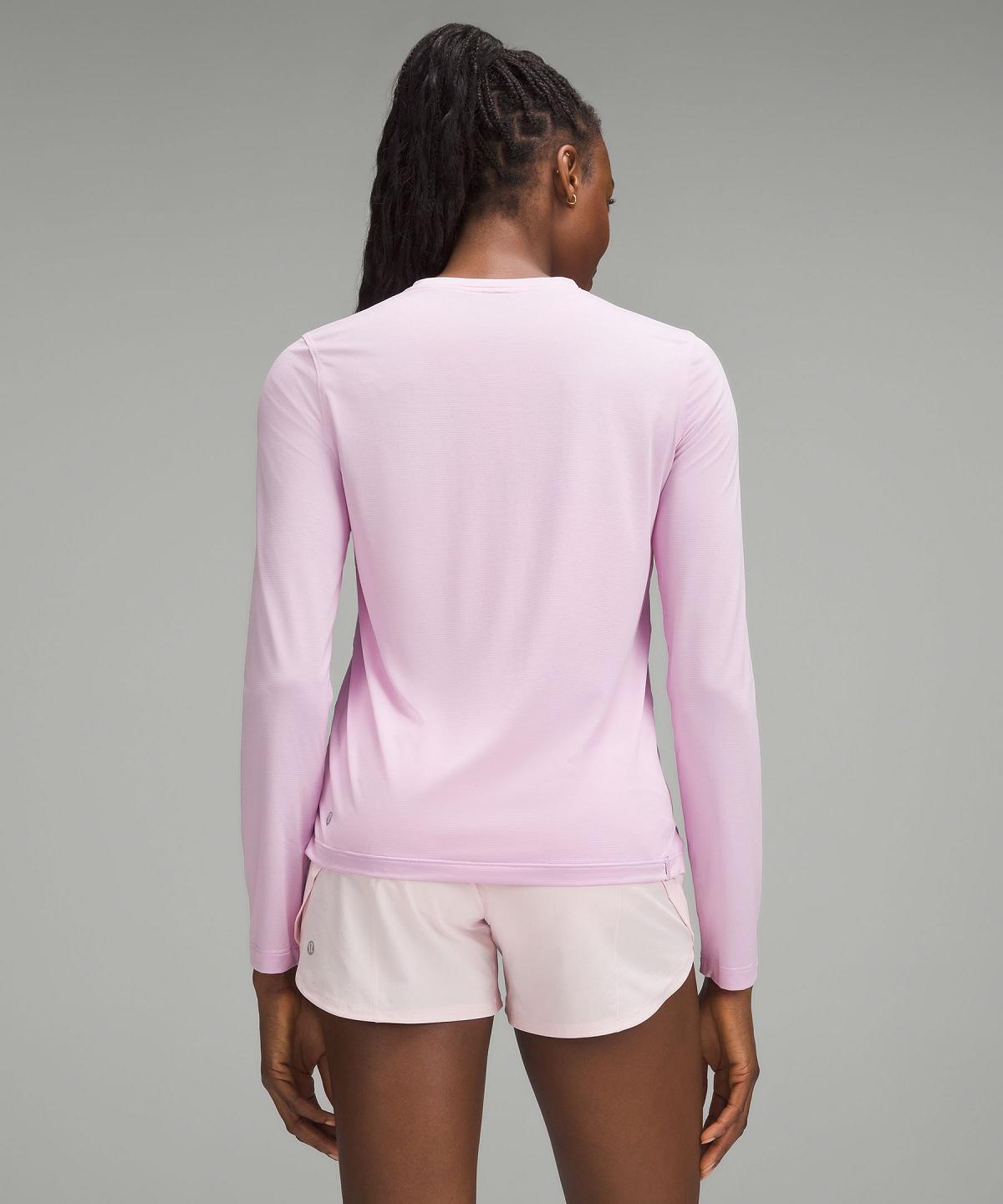 Camicia A Maniche Lunghe Donna Lululemon Ultralight Hip-Length Rosa | IT_LuLu15244