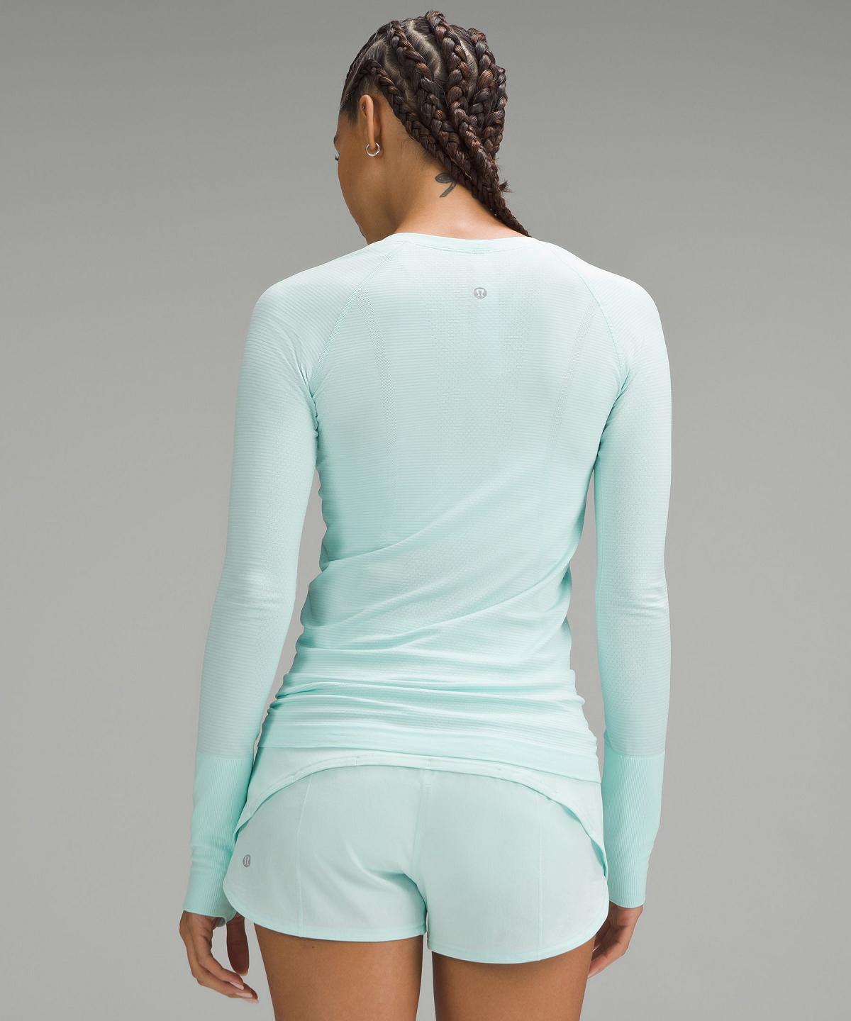 Camicia A Maniche Lunghe Donna Lululemon Swiftly Tech 2.0 Menta | IT_LuLu64850