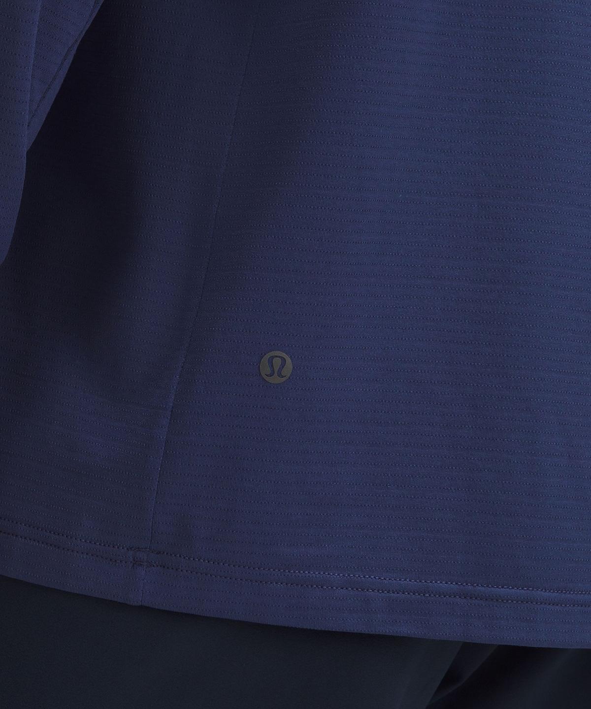 Camicia A Maniche Lunghe Uomo Lululemon License to Train Relaxed-Fit Blu | IT_LuLu11688