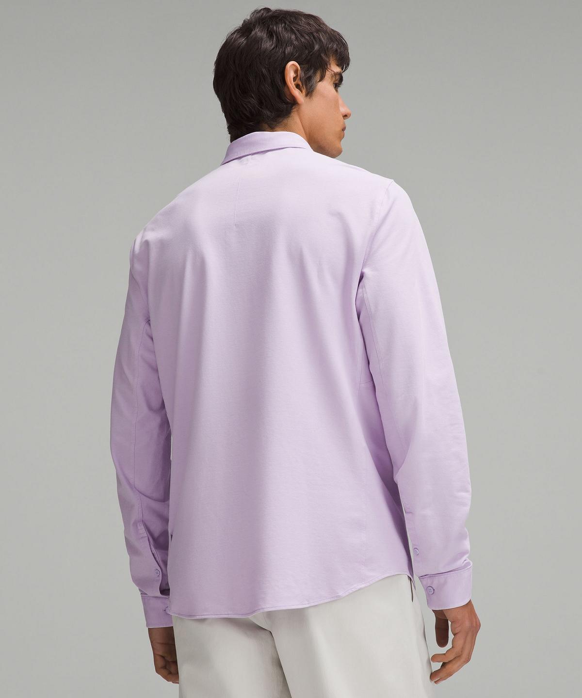 Camicia A Maniche Lunghe Uomo Lululemon Commission Viola | IT_LuLu54258