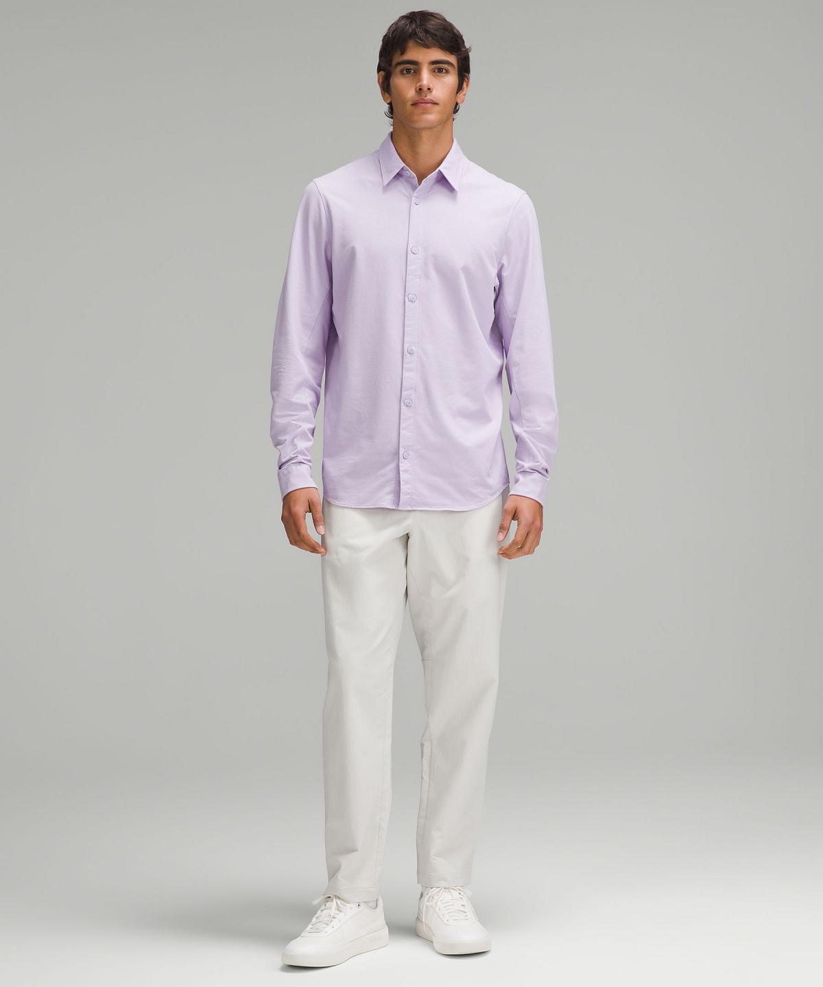 Camicie Con Bottoni Uomo Lululemon Commission Long-Sleeve Viola | IT_LuLu11382