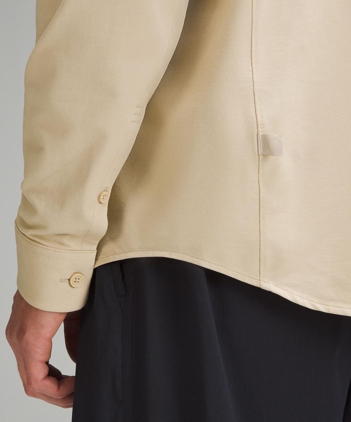 Camicie Con Bottoni Uomo Lululemon Commission Long-Sleeve Beige | IT_LuLu64286