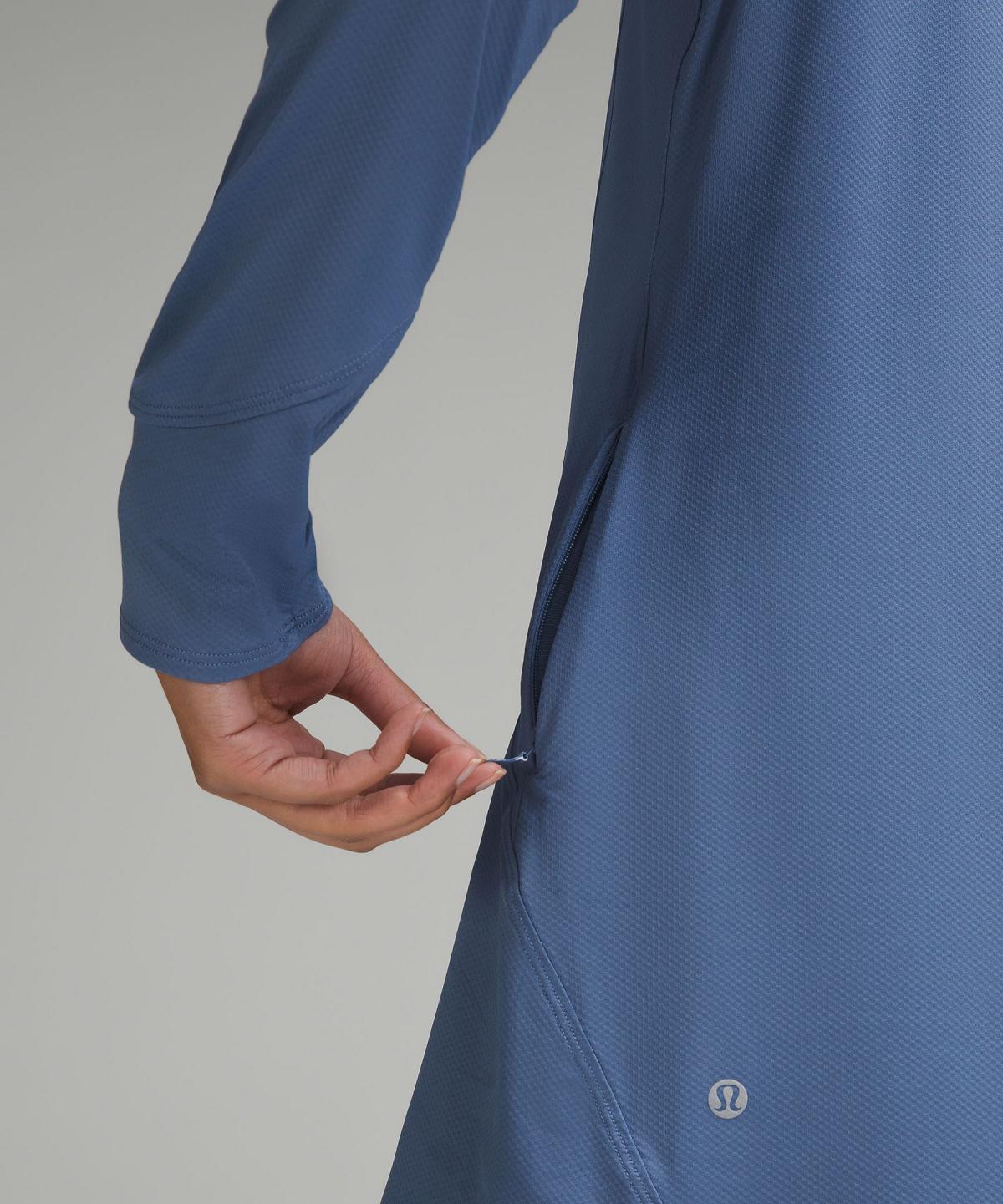 Camicie Donna Lululemon Abrasion-Resistant High-Coverage Long-Sleeve Blu | IT_LuLu31436