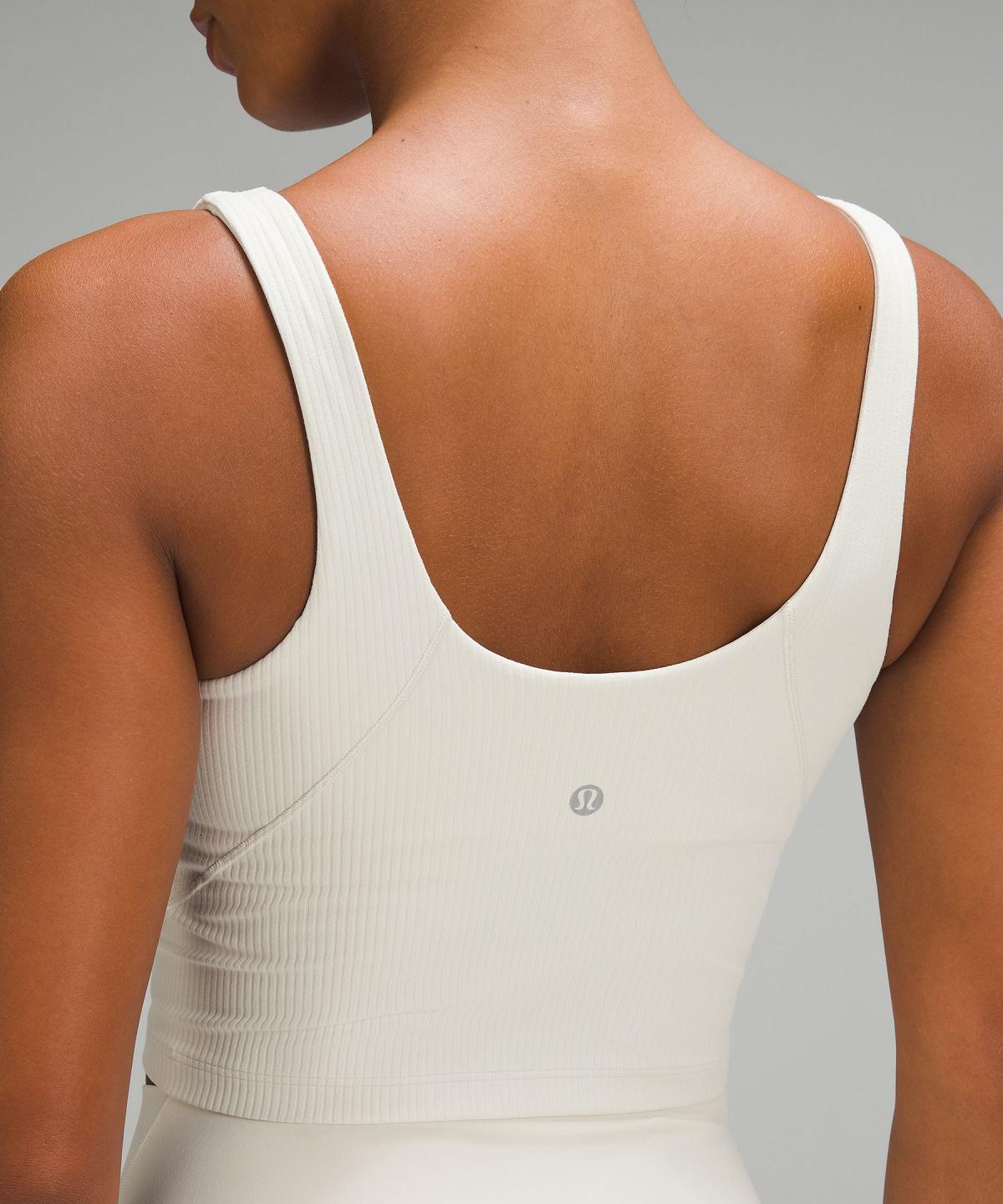 Camicie Donna Lululemon Align™ Ribbed Henley Beige | IT_LuLu77846