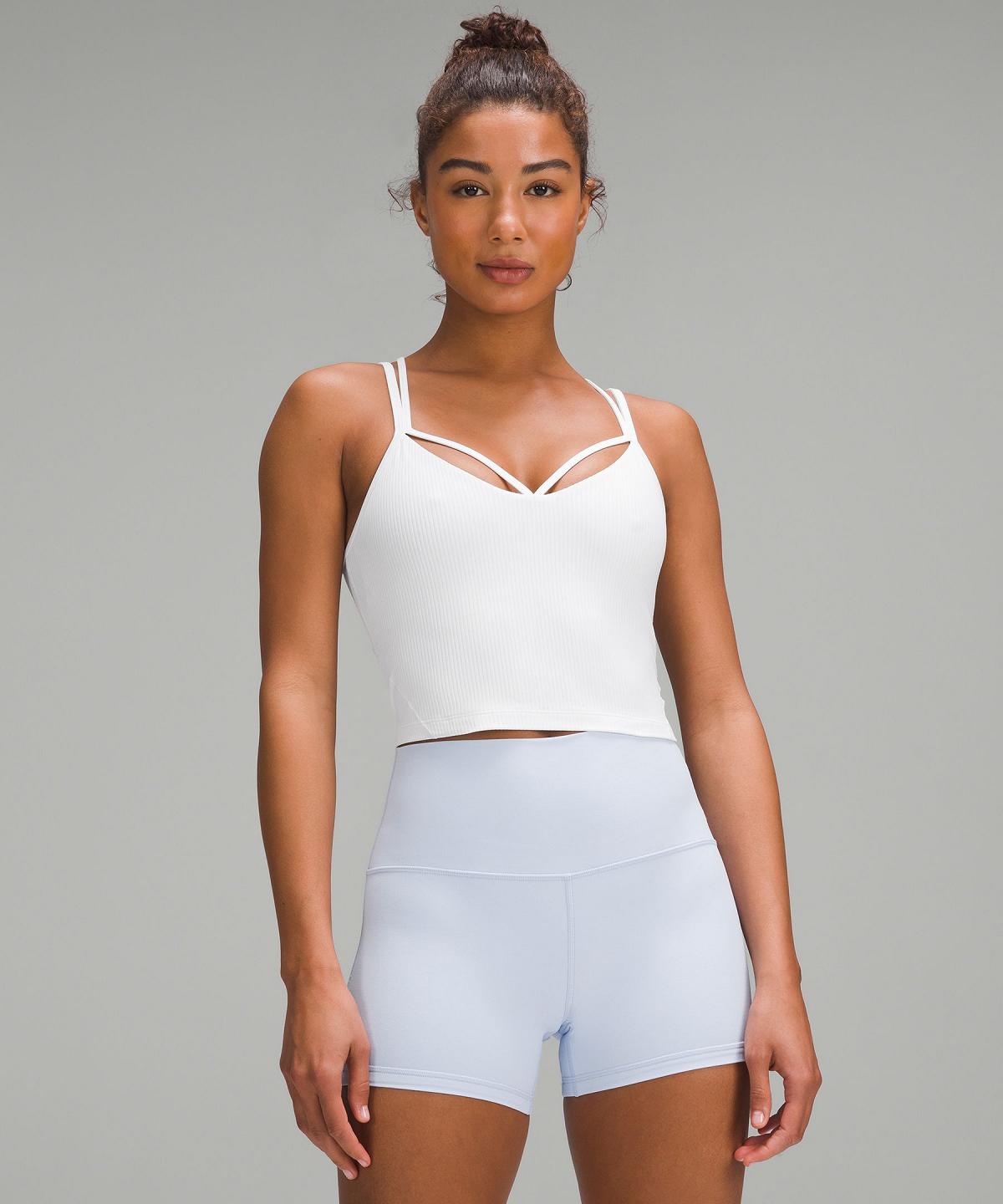 Camicie Donna Lululemon Align™ Strappy Ribbed Bianche | IT_LuLu83561