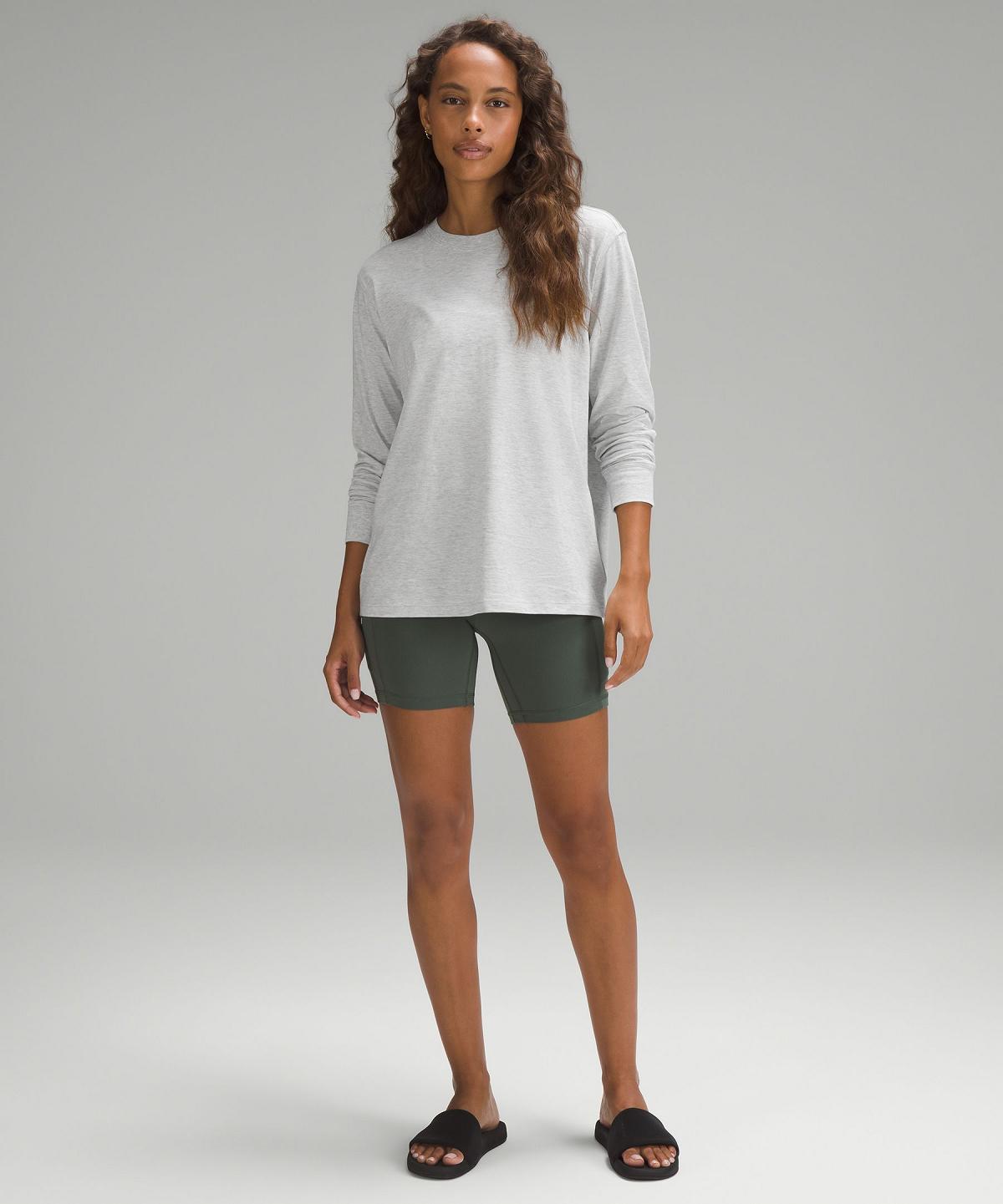 Camicie Donna Lululemon All Yours Long-Sleeve Grigie Chiaro | IT_LuLu65132