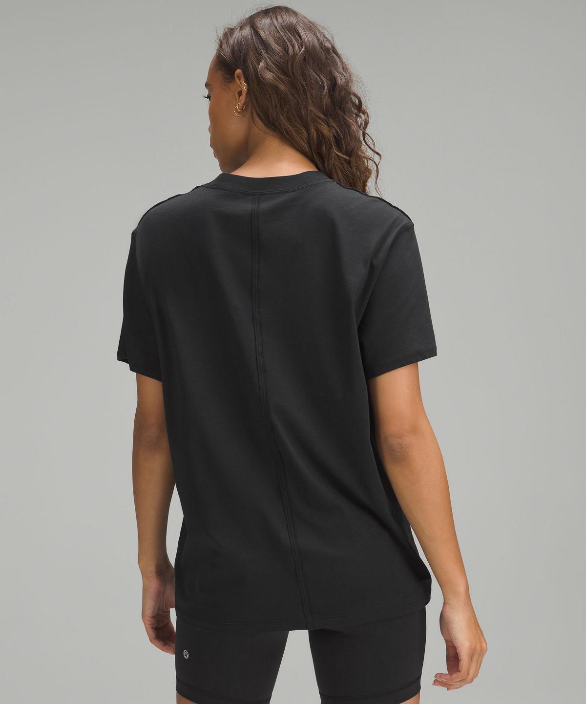 Camicie Donna Lululemon All Yours Short-Sleeve T-Shirt Nere | IT_LuLu33180