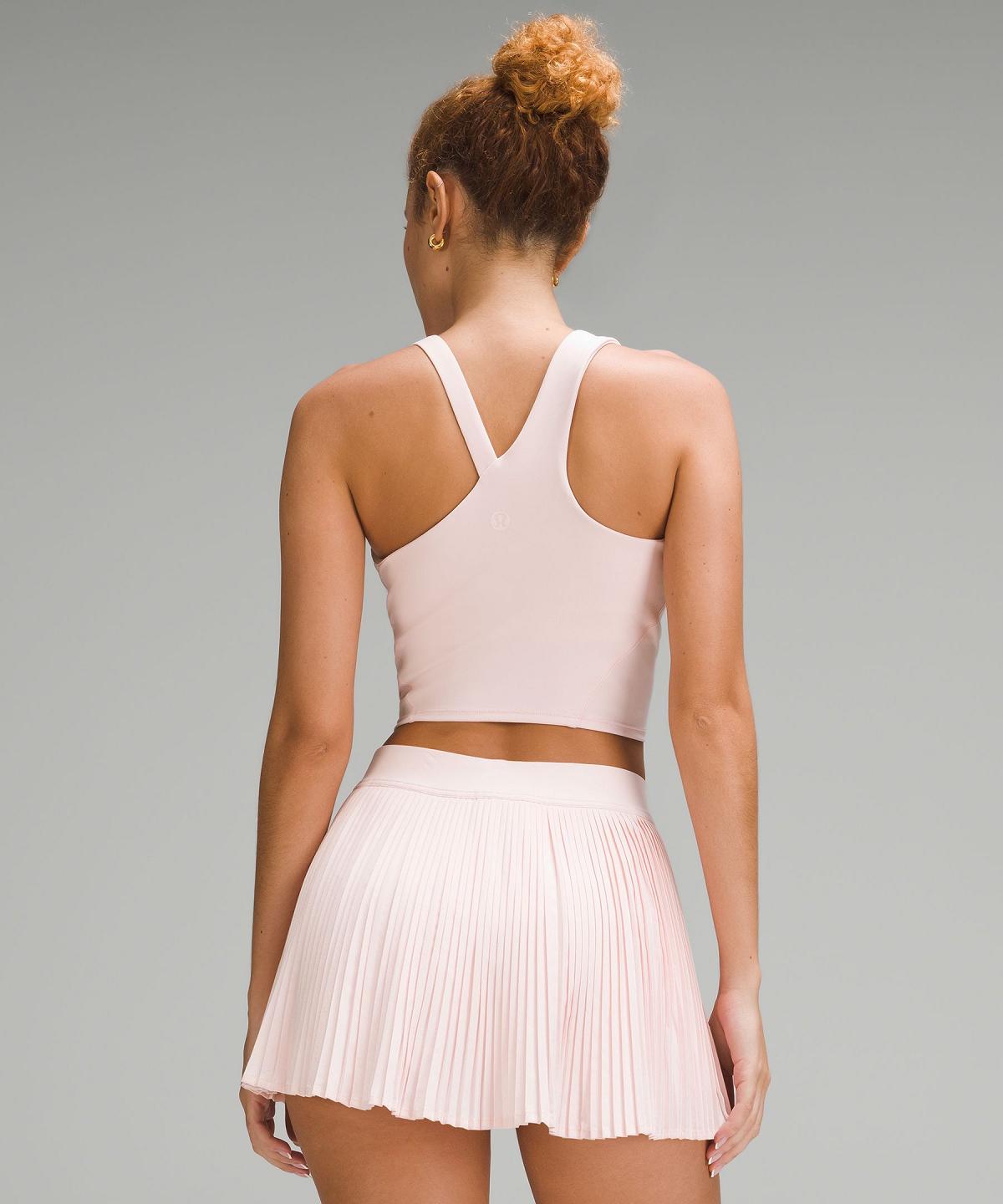 Camicie Donna Lululemon Everlux Asymmetrical Tennis Rosa | IT_LuLu60484