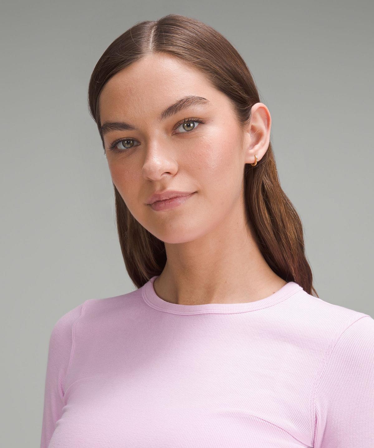 Camicie Donna Lululemon Hold Tight Long-Sleeve Rosa | IT_LuLu33114