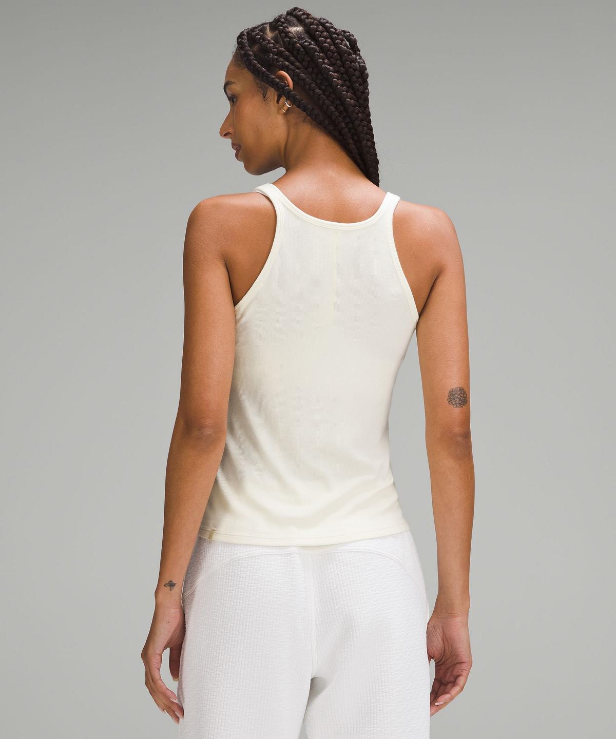 Camicie Donna Lululemon Hold Tight Thin Strap Racerback Bianche | IT_LuLu24768