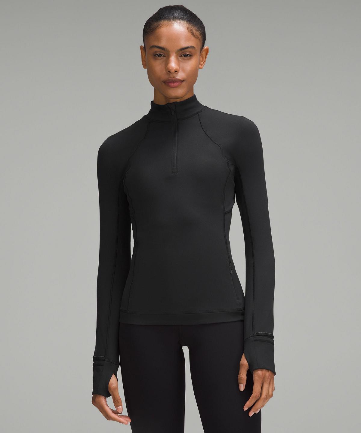 Camicie Donna Lululemon It's Rulu Half Zip Nere | IT_LuLu67985