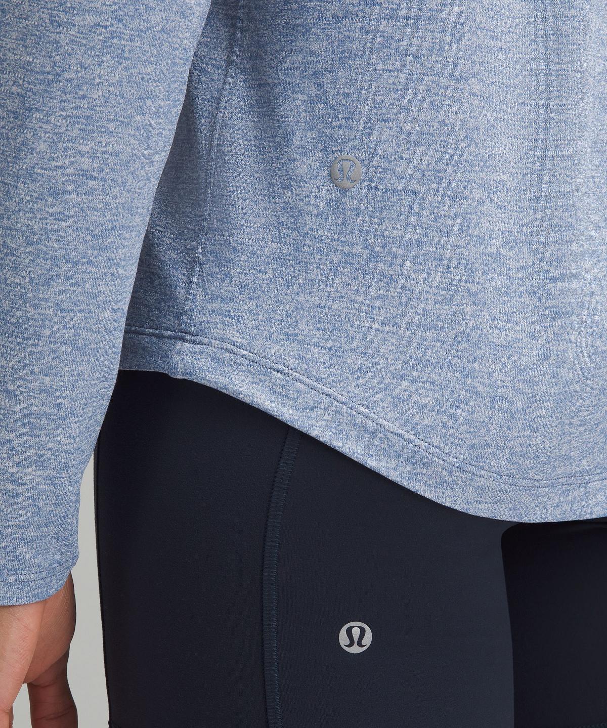 Camicie Donna Lululemon License to Train Classic-Fit Long-Sleeve Blu | IT_LuLu56694