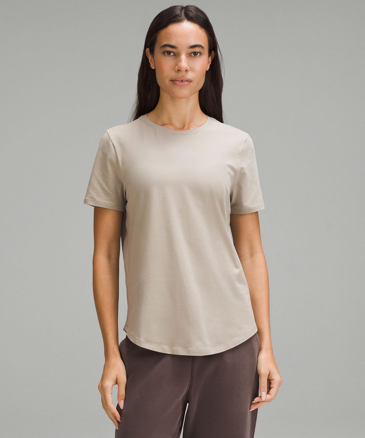 Camicie Donna Lululemon Love Curved-Hem Crewneck T-Shirt Grigie | IT_LuLu49712