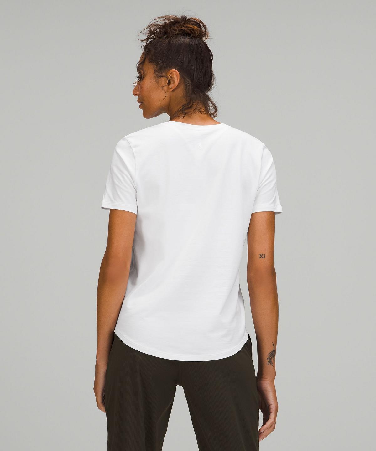 Camicie Donna Lululemon Love V-Neck T-Shirt Bianche | IT_LuLu84698