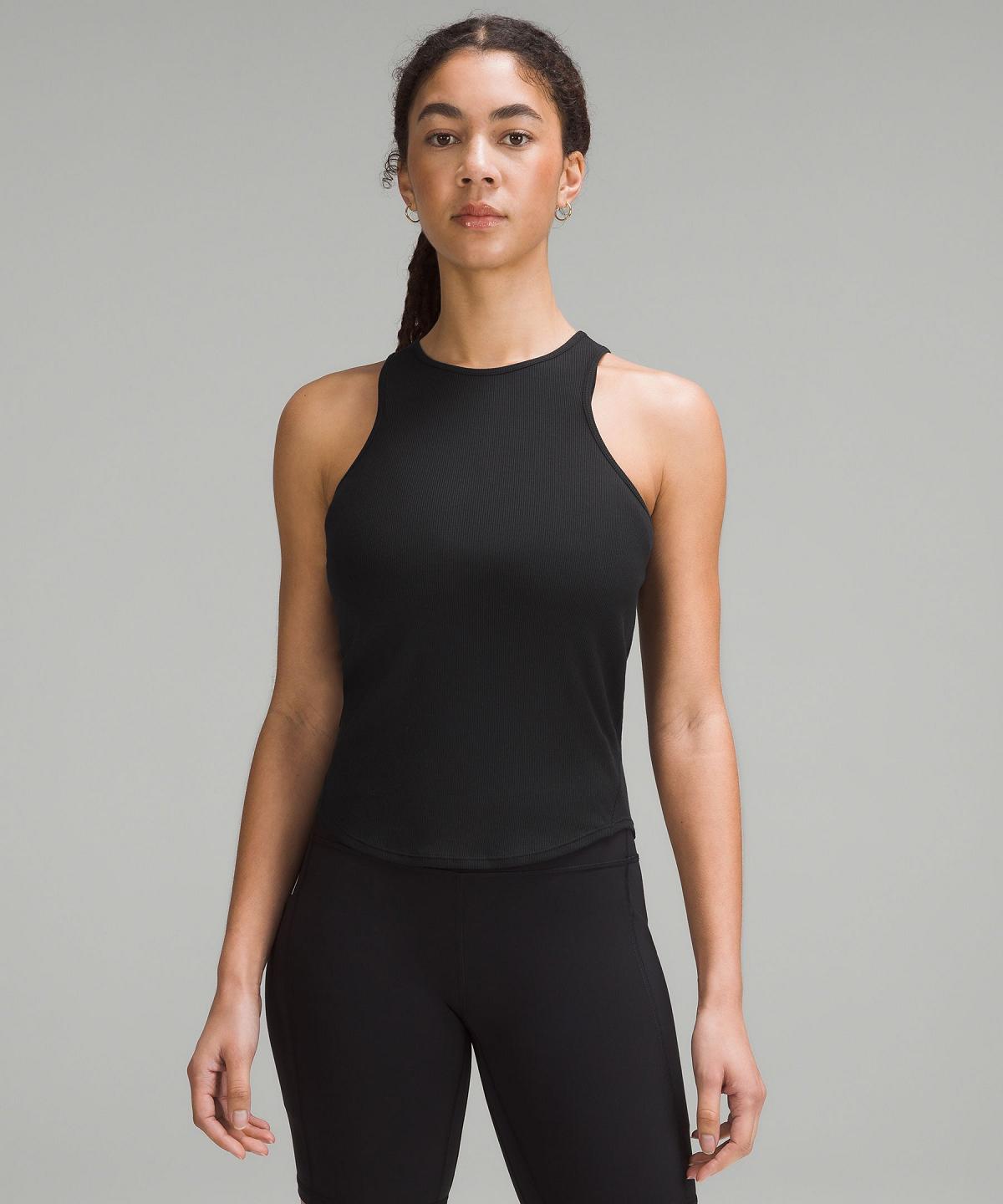 Camicie Donna Lululemon Modal Silk Twist-Back Yoga Nere | IT_LuLu82127