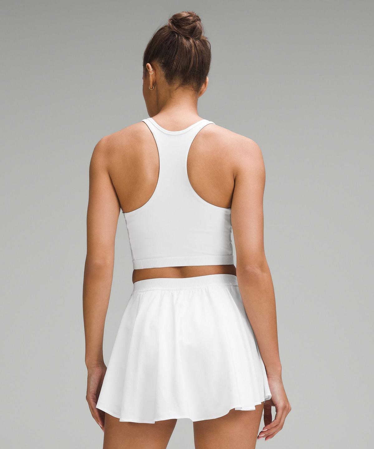 Camicie Donna Lululemon Narrow Hem Cropped Tennis Bianche | IT_LuLu36999