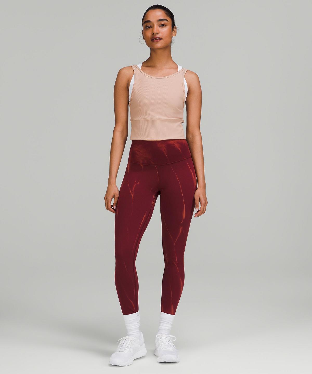 Camicie Donna Lululemon Power Pivot Ribbed Rosa | IT_LuLu78426