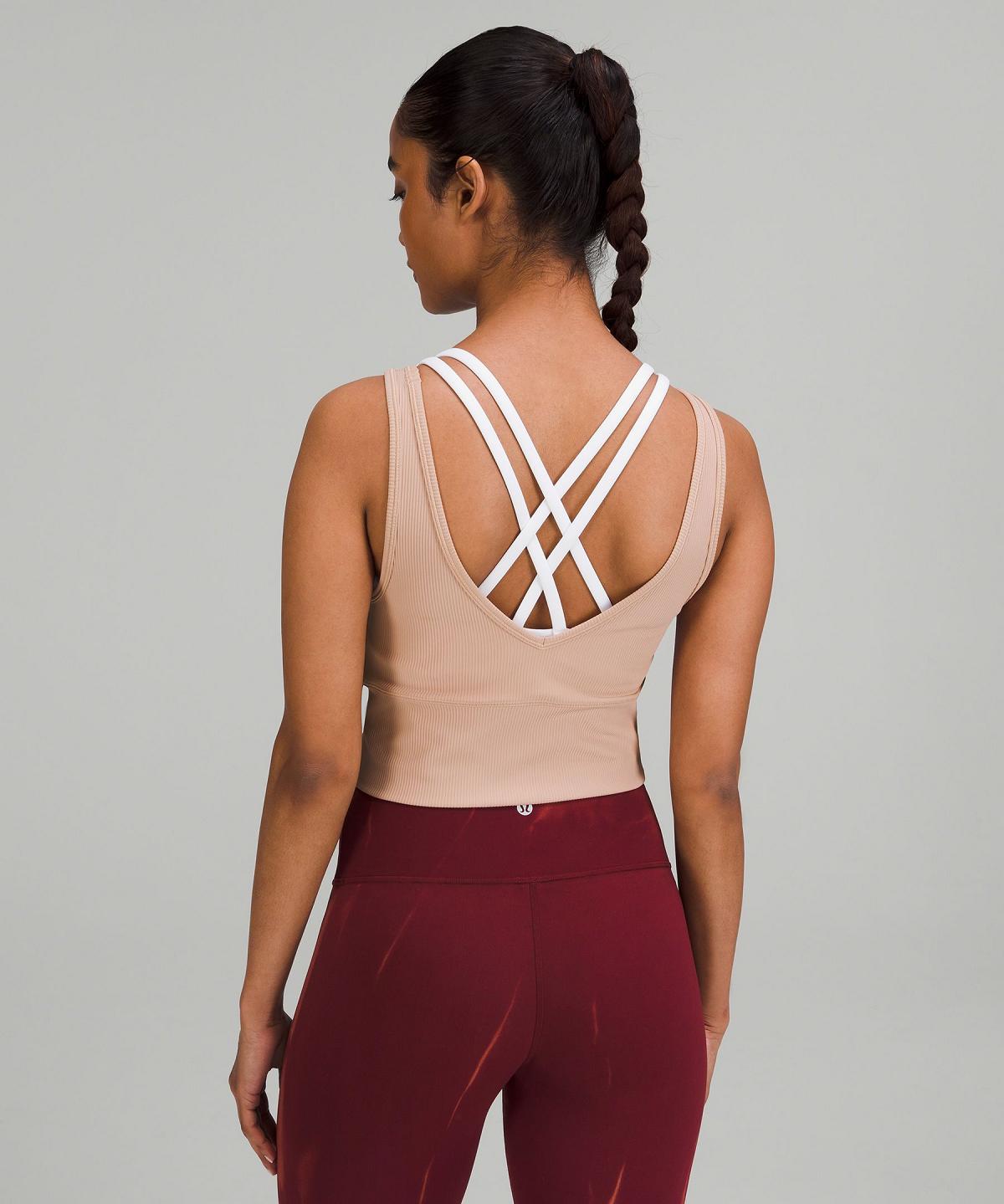 Camicie Donna Lululemon Power Pivot Ribbed Rosa | IT_LuLu78426