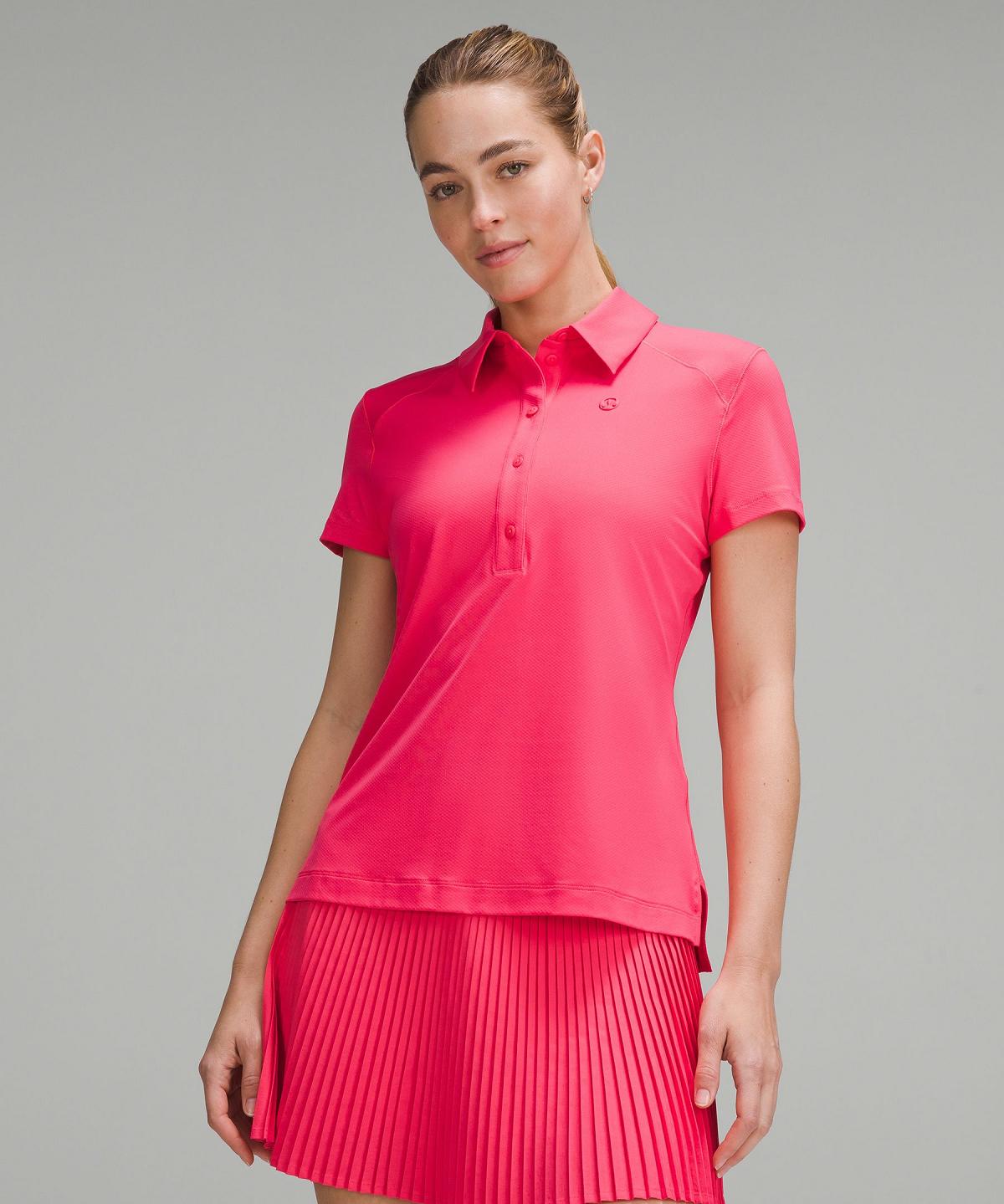 Camicie Donna Lululemon Quick-Dry Short-Sleeve Rosa | IT_LuLu83980