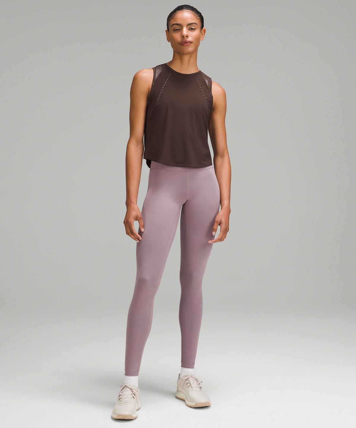 Camicie Donna Lululemon Sculpt Cropped Marroni | IT_LuLu61650