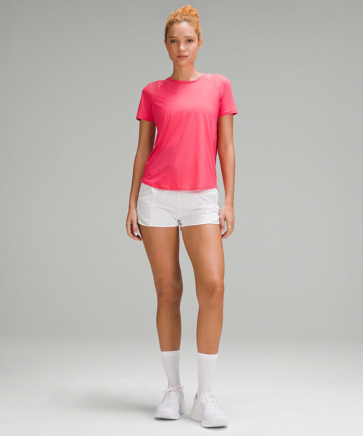 Camicie Donna Lululemon Sculpt Short-Sleeve Rosa | IT_LuLu35135