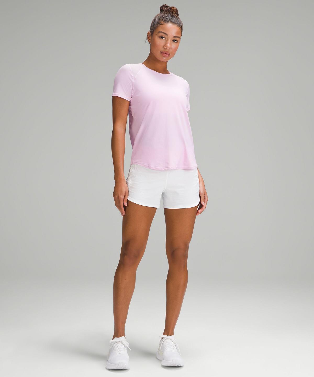 Camicie Donna Lululemon Sculpt Short-Sleeve Rosa | IT_LuLu69580