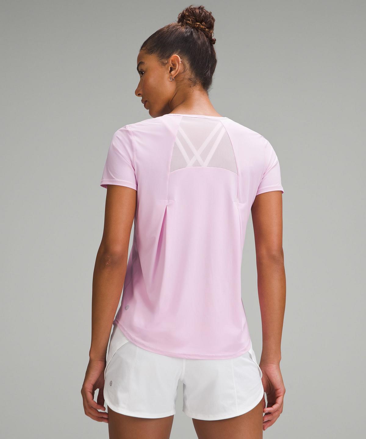 Camicie Donna Lululemon Sculpt Short-Sleeve Rosa | IT_LuLu69580