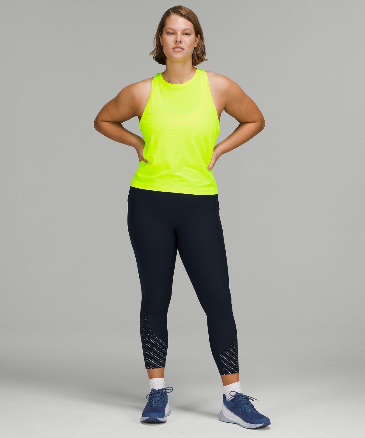 Camicie Donna Lululemon Swiftly Tech High-Neck 2.0 Gialle | IT_LuLu75349