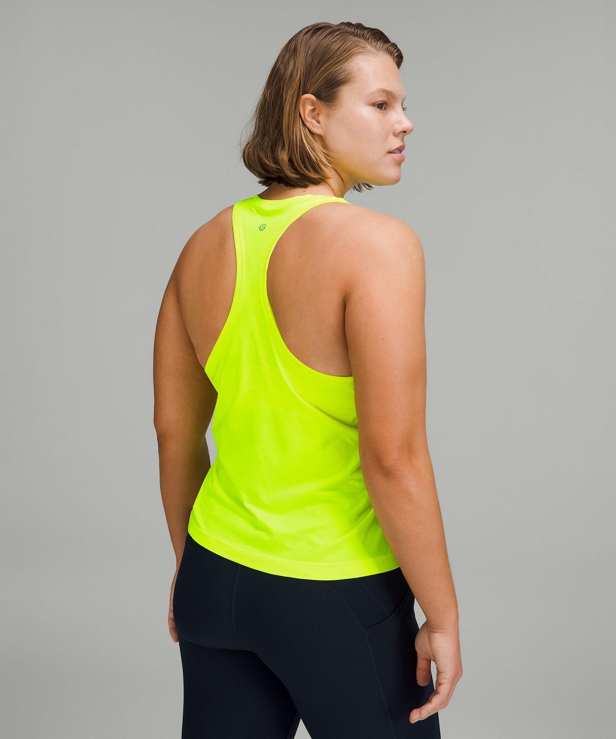 Camicie Donna Lululemon Swiftly Tech High-Neck 2.0 Gialle | IT_LuLu75349