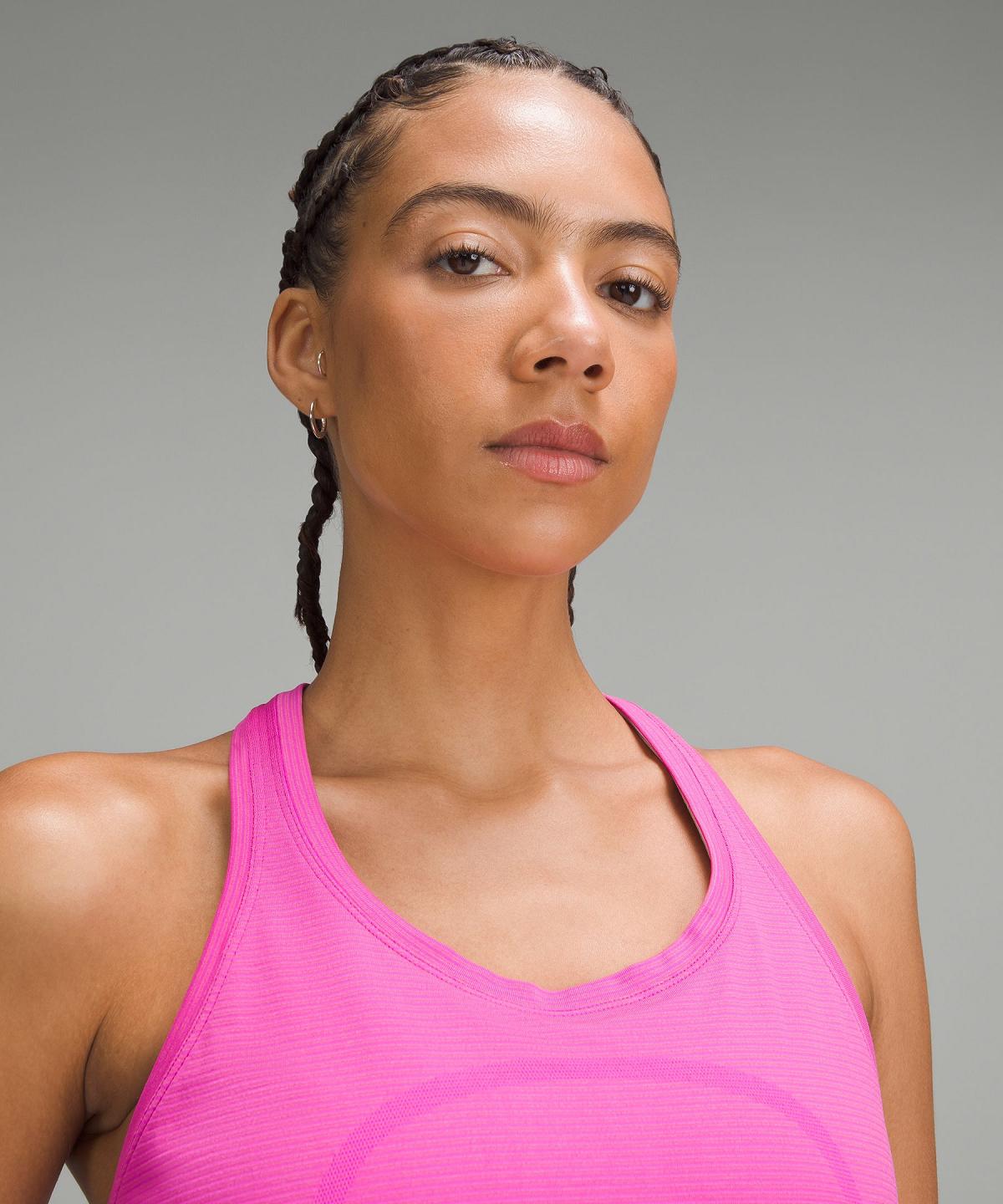 Camicie Donna Lululemon Swiftly Tech Racerback 2.0 Rosa | IT_LuLu39309