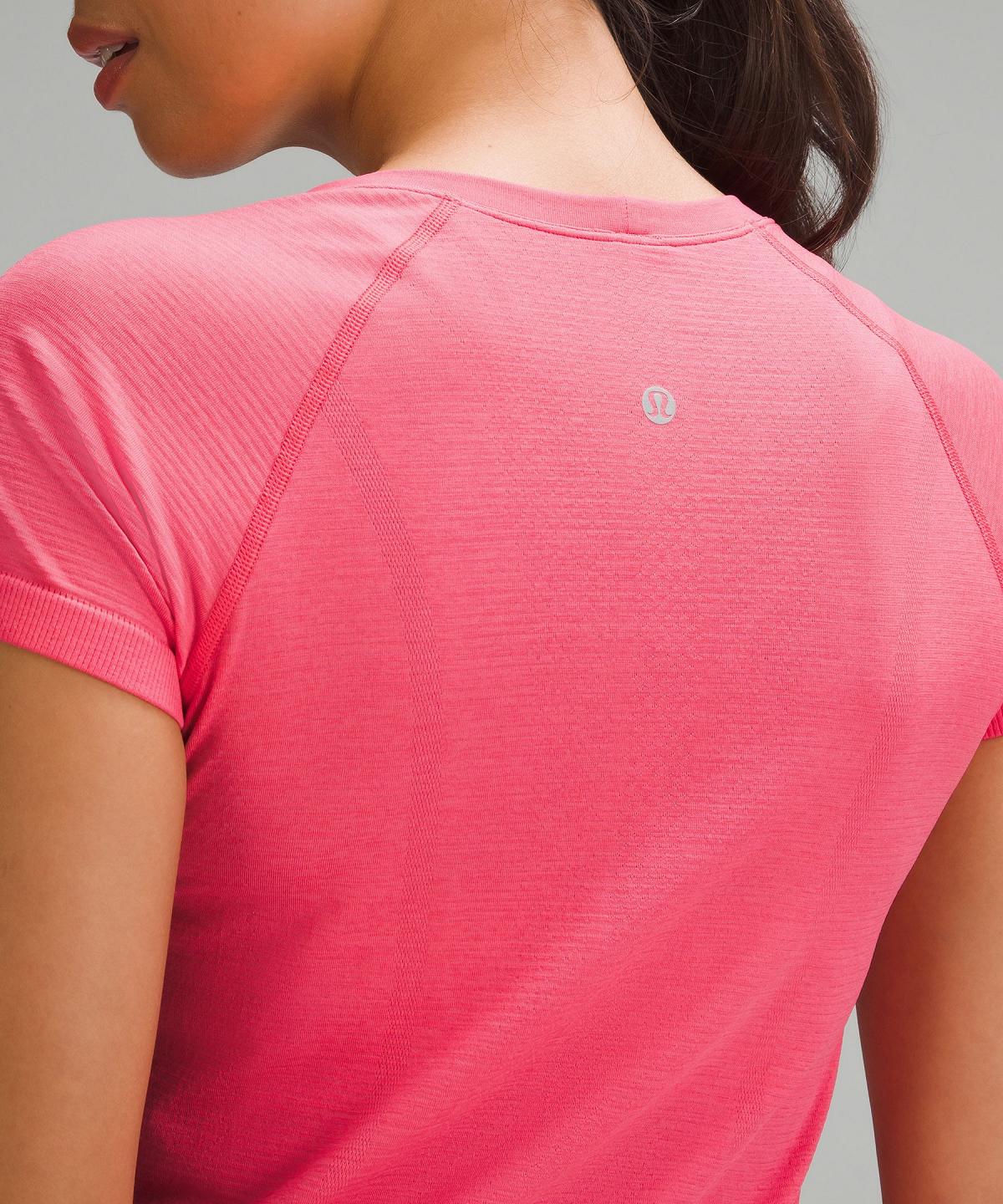 Camicie Donna Lululemon Swiftly Tech Short-Sleeve 2.0 Rosa | IT_LuLu36885