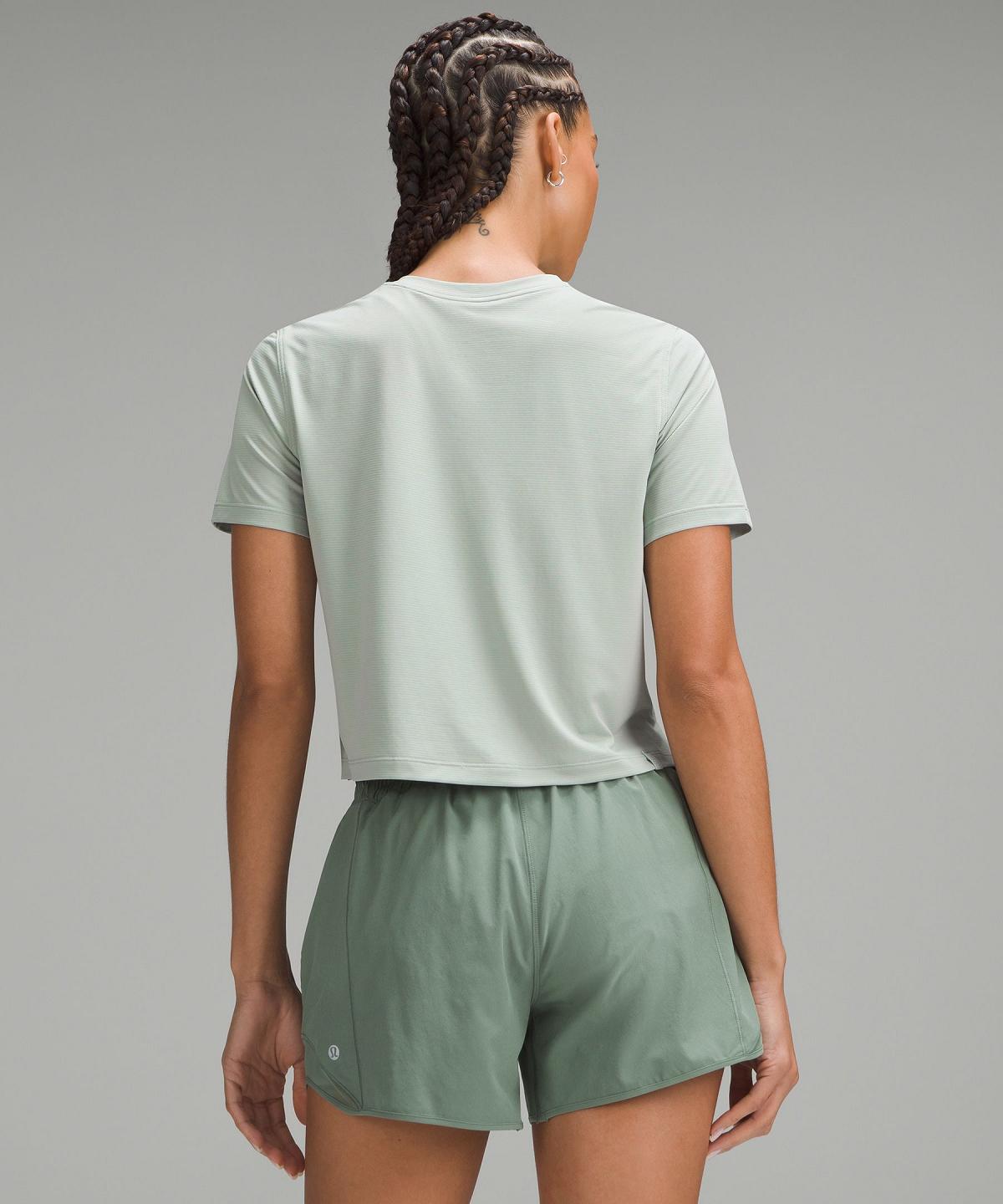 Camicie Donna Lululemon Ultralight Waist-Length T-Shirt Verdi | IT_LuLu89608